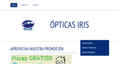 Desktop Screenshot of optica-iris.com