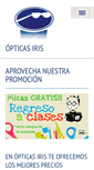 Mobile Screenshot of optica-iris.com